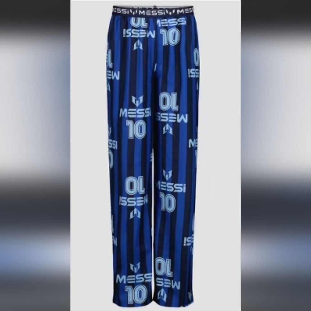 ' Messi Pajama Pants - Blue Size Small